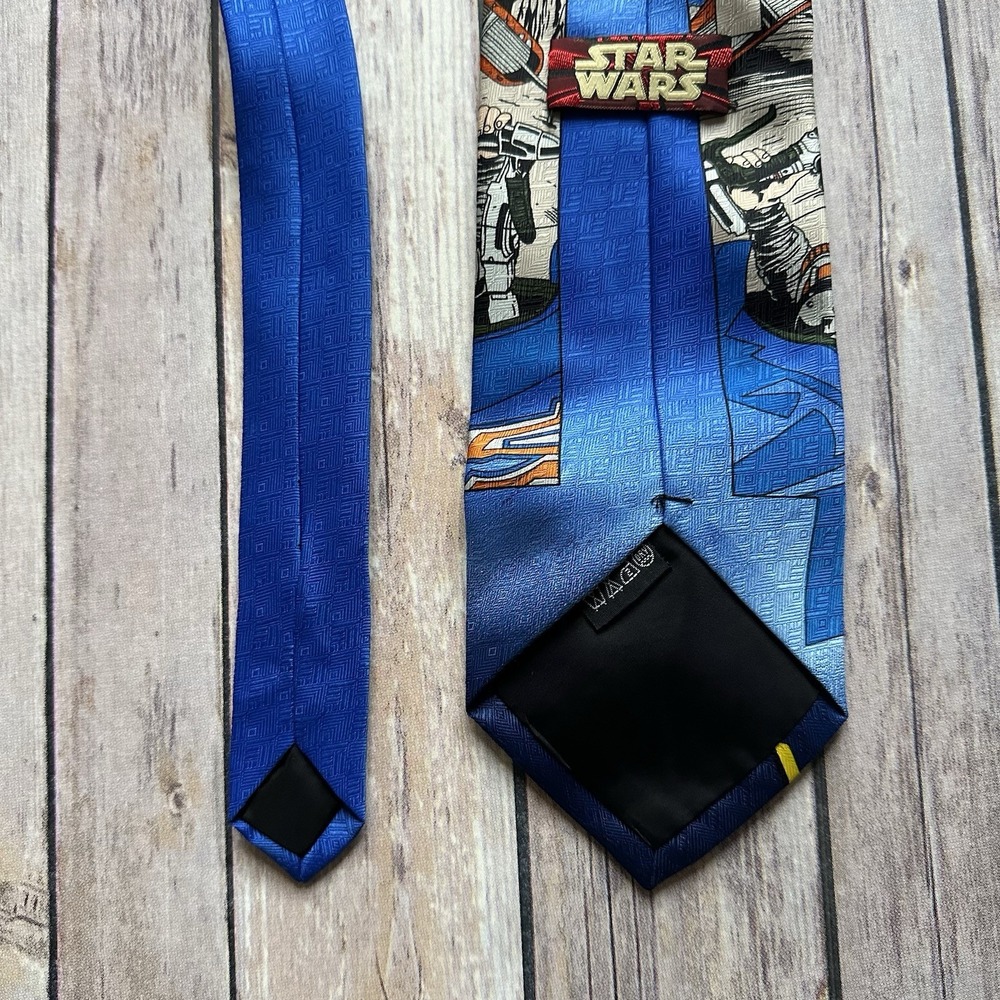 STAR WARS Novelty Men's Neck Tie, 100% Polyester Multicolor Vintage - Picture 8 of 8